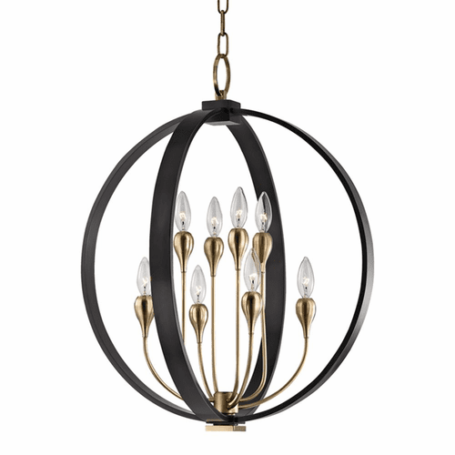 Hudson Valley Dresden 8-LT Chandelier - Aged Old Bronze - 6722-AOB