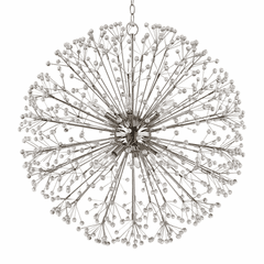 Hudson Valley Dunkirk 10-LT Chandelier - Polished Nickel - 6030-PN