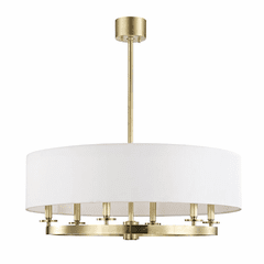 Hudson Valley Durham 6-LT Pendant - Aged Brass - 6530-AGB
