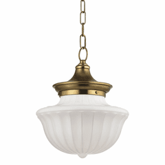Hudson Valley Dutchess 1-LT Medium Pendant - Aged Brass - 5012-AGB