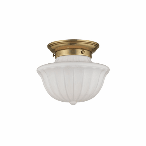 Hudson Valley Dutchess 1-LT Small Flush Mount - Aged Brass - 5009F-AGB
