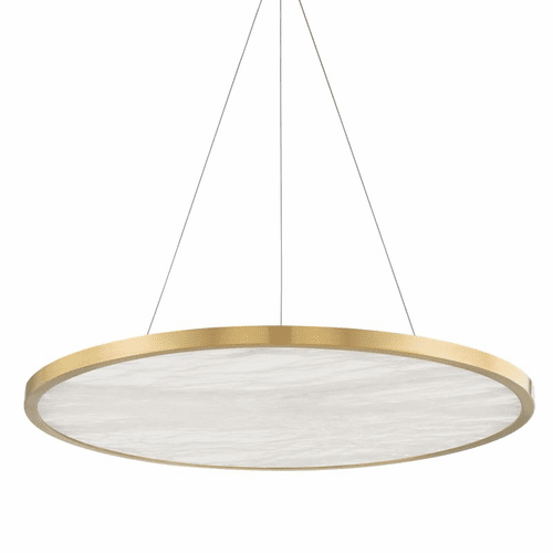 Hudson Valley Eastport 36" 1-LT LED Pendant - Aged Brass - 6336-AGB