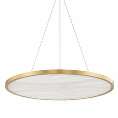 Hudson Valley Eastport 36" 1-LT LED Pendant - Aged Brass - 6336-AGB