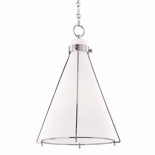 Hudson Valley Eldridge 1-LT Pendant - Polished Nickel - 7316-PN