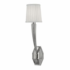 Hudson Valley Erie 1-LT Wall Sconce - Polished Nickel - 3861-PN