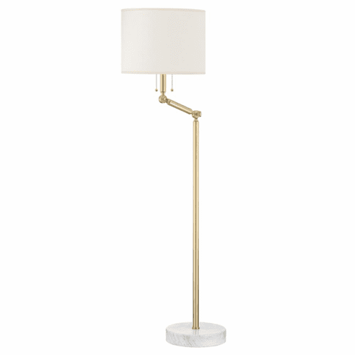Hudson Valley Essex 2 Light Floor Lamp - Aged Brass - MDSL151-AGB