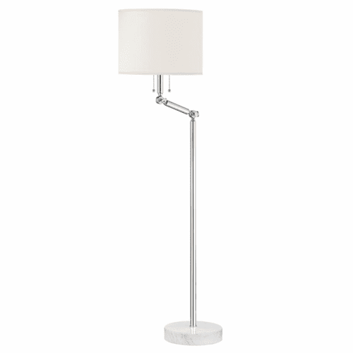 Hudson Valley Essex 2 Light Floor Lamp - Polished Nickel - MDSL151-PN