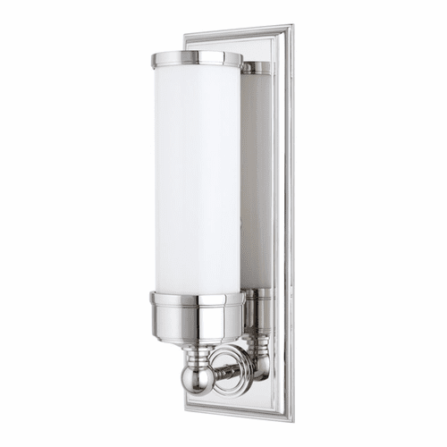 Hudson Valley Everett 1-LT Bath Light Bracket - Polished Nickel - 371-PN