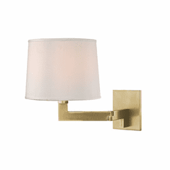 Hudson Valley Fairport 1-LT Wall Sconce - Aged Brass - 5941-AGB