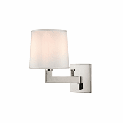 Hudson Valley Fairport 1-LT Wall Sconce - Polished Nickel - 5931-PN