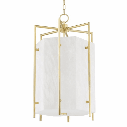 Hudson Valley Flatbush 6 Light Large Pendant - Aged Brass - 7019-AGB