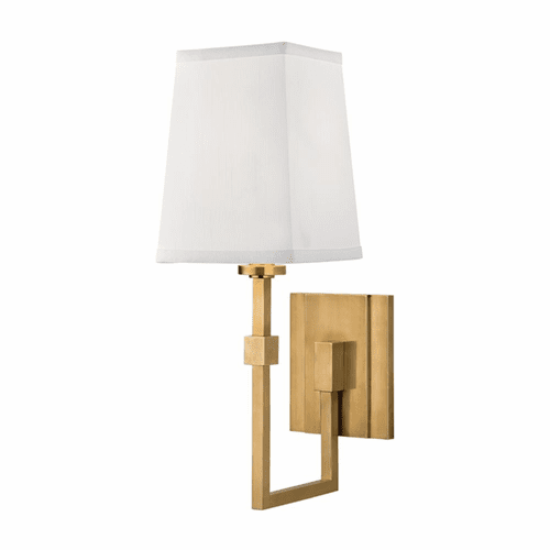 Hudson Valley Fletcher 1-LT Wall Sconce - Aged Brass - 1361-AGB