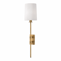 Hudson Valley Fredonia 1-LT Wall Sconce - Aged Brass - 3411-AGB