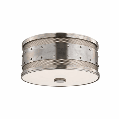Hudson Valley Gaines 2-LT Flush Mount - Histroic Nickel - 2202-HN