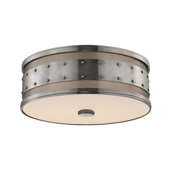 Hudson Valley Gaines 3-LT Flush Mount - Histroic Nickel - 2206-HN