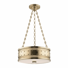 Hudson Valley Gaines 3-LT Pendant - Aged Brass - 2216-AGB Hudson Valley Gaines 3-LT Pendant - Aged Brass - 2216-AGB