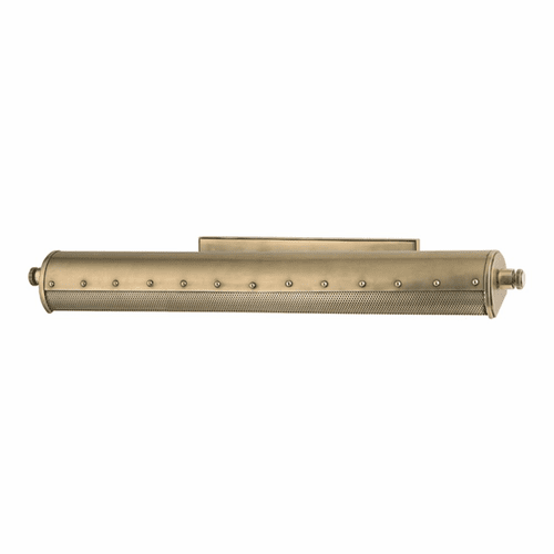 Hudson Valley Gaines 3-LT Picture Light - Aged Brass - 2126-AGB