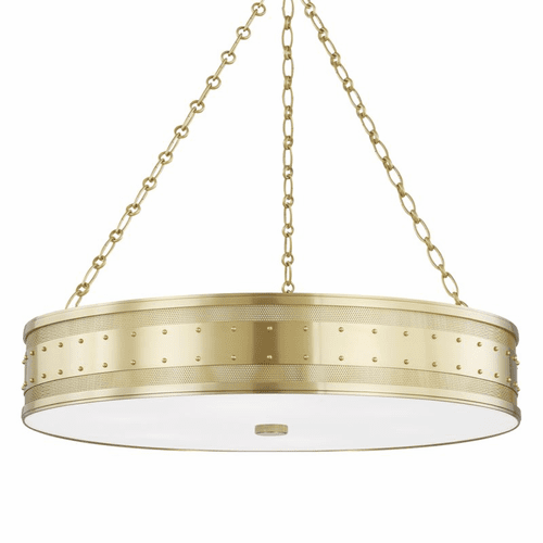 Hudson Valley Gaines 6 Light Pendant - Aged Brass - 2230-AGB