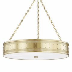 Hudson Valley Gaines 6 Light Pendant - Aged Brass - 2230-AGB