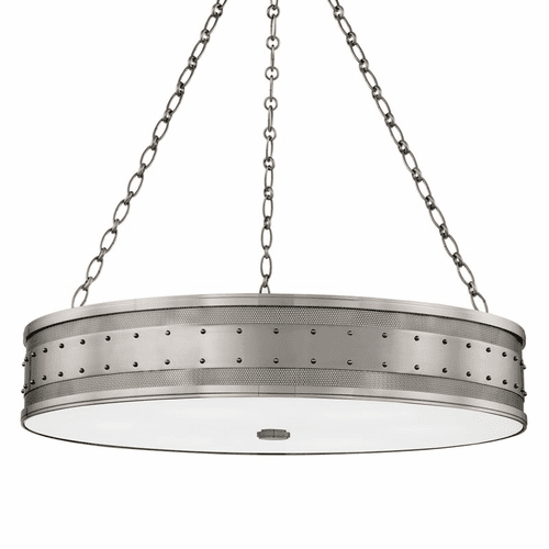 Hudson Valley Gaines 6 Light Pendant - Historic Nickel - 2230-HN