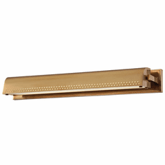 Hudson Valley Garfield Large LED Picture Light - Aged Brass - 8124-AGB