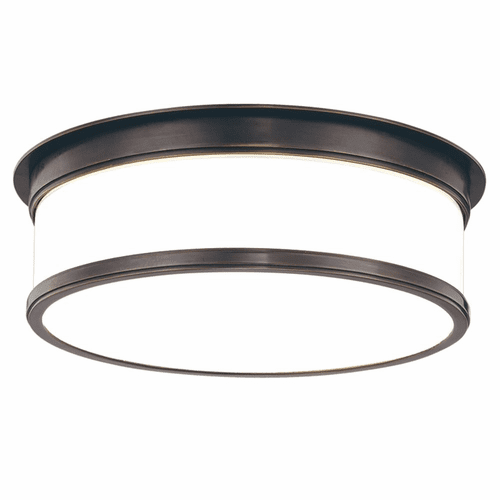 Hudson Valley Geneva 3-LT Flush Mount - Old Bronze - 715-OB