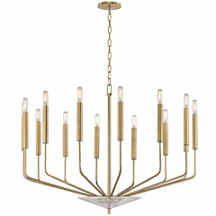 Hudson Valley Gideon 14-LT Chandelier - Aged Brass - 2614-AGB