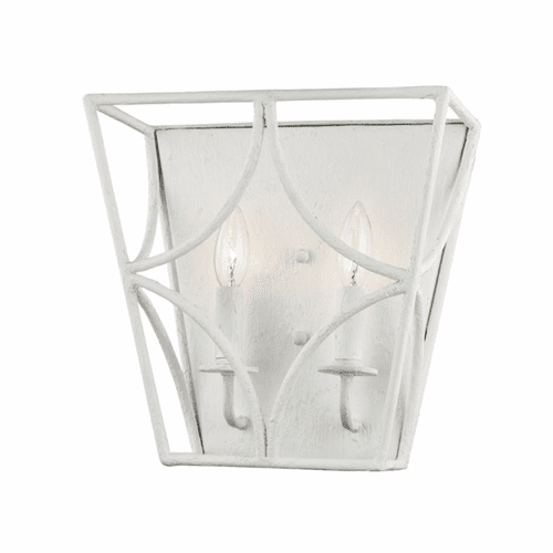 Hudson Valley Green Point 2-LT Wall Sconce - White Plaster - 4800-WP