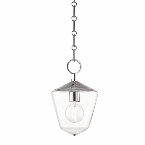Hudson Valley Greene 1-LT Small Pendant - Polished Nickel - 8308-PN