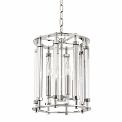 Hudson Valley Haddon 4-LT Pendant - Polished Nickel - 2812-PN