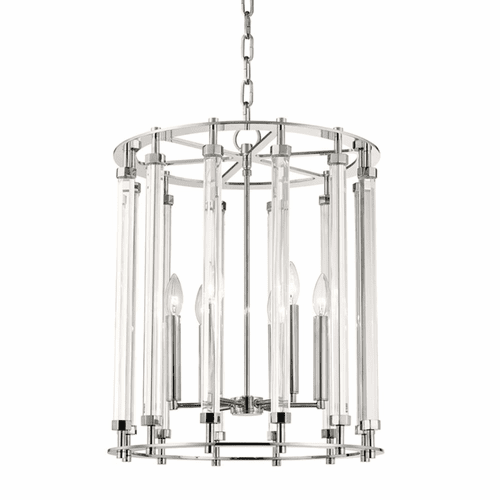 Hudson Valley Haddon 6-LT Pendant - Polished Nickel - 2818-PN