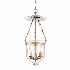 Hudson Valley Hampton 3-LT Pendant - Aged Brass - 252-AGB-C3