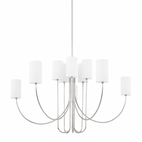 Hudson Valley Harlem 10 Light Chandelier - Polished Nickel - 6848-PN