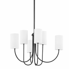 Hudson Valley Harlem 6 Light Chandelier - Old Bronze - 6828-OB Hudson Valley Harlem 6 Light Chandelier - Old Bronze - 6828-OB