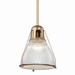 Hudson Valley Haverhill 1-LT Pendant - Aged Brass - 7315-AGB