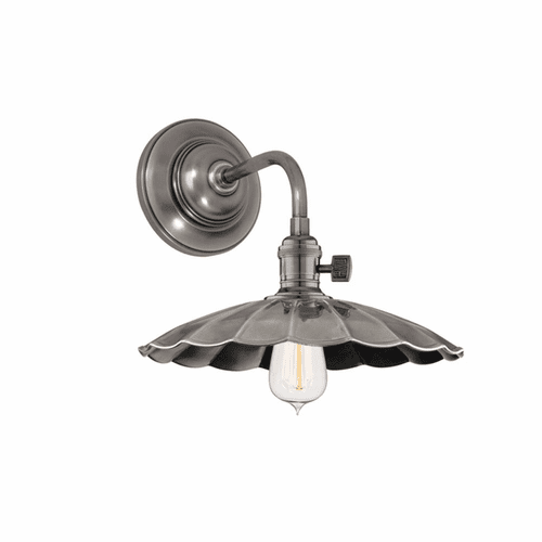 Hudson Valley Heirloom 1-LT Wall Sconce - Histroic Nickel - 8000-HN-MS3