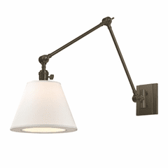 Hudson Valley Hillsdale 1-LT Swing Arm Wall Sconce - Old Bronze - 6234-OB