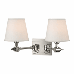 Hudson Valley Hillsdale 2-LT Wall Sconce - Polished Nickel - 6232-PN