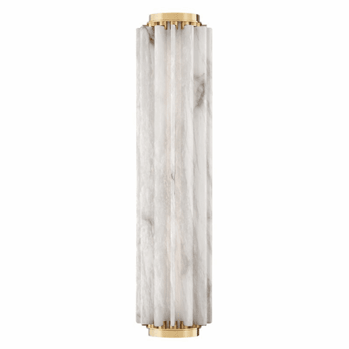 Hudson Valley Hillside Large 1-LT Wall Sconce - Aged Brass - 6024-AGB