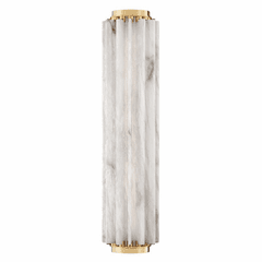 Hudson Valley Hillside Large 1-LT Wall Sconce - Aged Brass - 6024-AGB