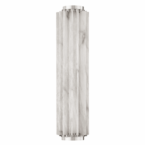 Hudson Valley Hillside Large 1-LT Wall Sconce - Polished Nickel - 6024-PN