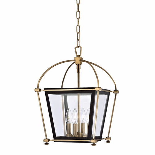 Hudson Valley Hollis 4-LT Pendant - Aged Brass - 3612-AGB