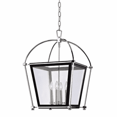 Hudson Valley Hollis 4-LT Pendant - Polished Nickel - 3618-PN