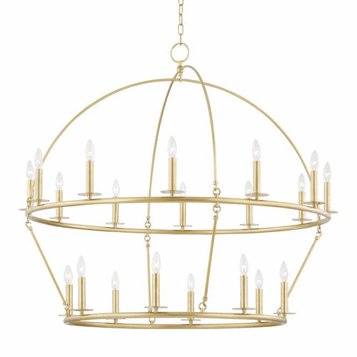 Hudson Valley Howell 12 Light Chandelier - Aged Brass - 9549-AGB