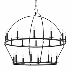 Hudson Valley Howell 12 Light Chandelier - Aged Iron - 9549-AI
