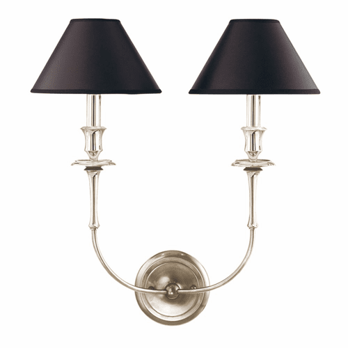 Hudson Valley Jasper 2-LT Wall Sconce - Polished Nickel - 1862-PN