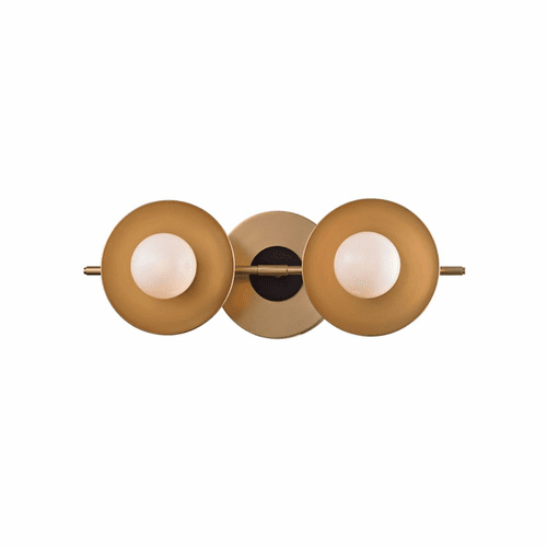 Hudson Valley Julien 2-LT Bath Light Bracket - Aged Brass - 9802-AGB