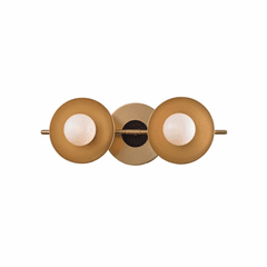 Hudson Valley Julien 2-LT Bath Light Bracket - Aged Brass - 9802-AGB