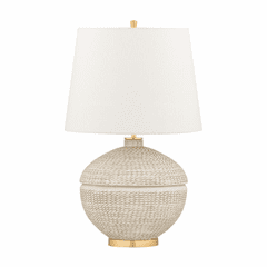 Hudson Valley Katonah 1 Light Table Lamp - Gold Leaf - L1516-GL Hudson Valley Katonah 1 Light Table Lamp - Gold Leaf - L1516-GL