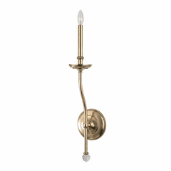 Hudson Valley Lauderhill 1-LT Wall Sconce - Aged Brass - 6411-AGB